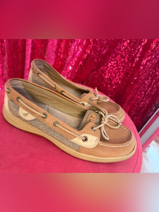 Sperry Shoes - Sperry Women's Tan & Beige Moccasin Boat Shoes